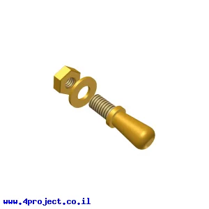 ידית פליז קצרה - 18.1 מ"מ