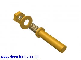 תמונה של מוצר ידית פליז ארוכה - 38.5 מ"מ