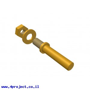 ידית פליז ארוכה - 38.5 מ"מ