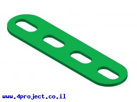 תמונה של מוצר פס מחורר עם חורים ארוכים - 4 חורים