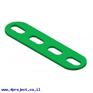 פס מחורר עם חורים ארוכים - 4 חורים