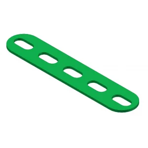 פס מחורר עם חורים ארוכים - 5 חורים