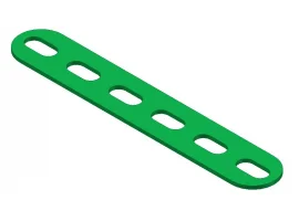 תמונה של מוצר פס מחורר עם חורים ארוכים - 6 חורים