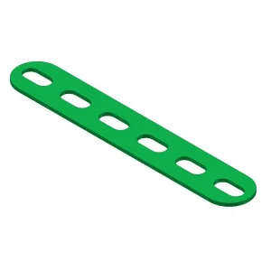 פס מחורר עם חורים ארוכים - 6 חורים
