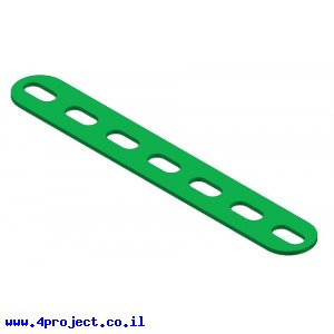 פס מחורר עם חורים ארוכים - 7 חורים