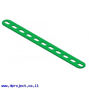 פס מחורר עם חורים ארוכים - 11 חורים