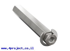 תמונה של מוצר מוט REX 8mm פלדה עם טבעת - אורך 54 מ"מ