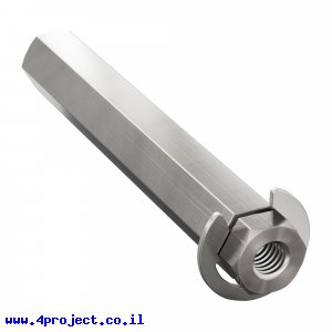 מוט REX 8mm פלדה עם טבעת - אורך 54 מ"מ
