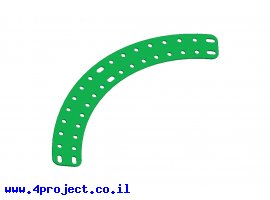 תמונה של מוצר פס מחורר מעוקל - 2x17 חורים