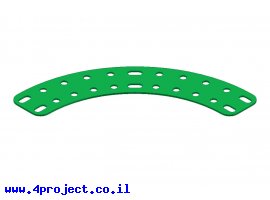 תמונה של מוצר פס מחורר מעוקל - 2x11 חורים