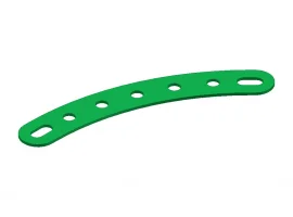 תמונה של מוצר פס מחורר מעוקל - 7 חורים