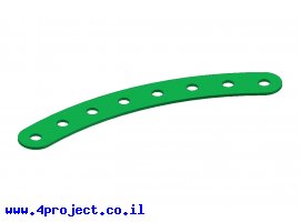 תמונה של מוצר פס מחורר מעוקל - 8 חורים