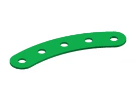 תמונה של מוצר פס מחורר מעוקל - 5 חורים