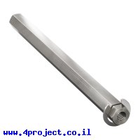 מוט REX 8mm פלדה עם טבעת - אורך 104 מ"מ