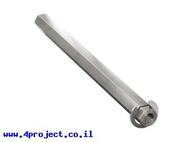 תמונה של מוצר מוט REX 8mm פלדה עם טבעת - אורך 104 מ"מ