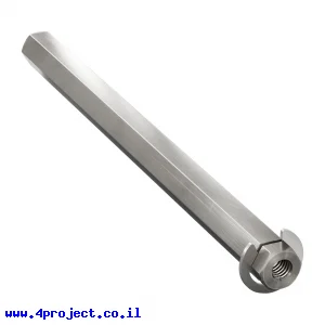 מוט REX 8mm פלדה עם טבעת - אורך 104 מ"מ