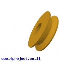 תמונה של מוצר גלגלת 12 מ"מ צרה