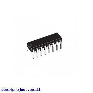 דוחף זרם 4 ערוצים Half H-Bridge L293D - עד 600mA