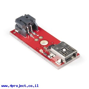 מטען סוללות LiPoly תא אחד בסיסי - miniUSB