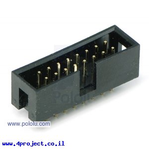 מחבר זכר 2x8 לכבל שטוח