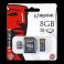 זכרון microSD - 8GB + מתאם