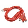 כבל USB תלת ראשי