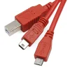 כבל USB תלת ראשי