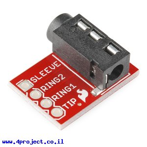 מחבר אודיו TRRS 3.5mm - שקע