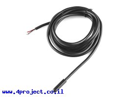 תמונה של מוצר חיישן טמפרטורה דיגיטלי DS18B20 מוגן מים (פלסטיק)