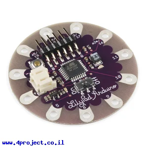 כרטיס פיתוח תואם Arduino LilyPad פשוט עם מעגל טעינה לסוללות LiPo
