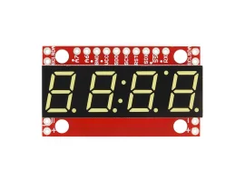 תמונה של מוצר 7Segment צהוב, 4 ספרות, 10 מ"מ, ממשק טורי