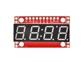 תמונה של מוצר 7Segment ירוק, 4 ספרות, 10 מ"מ, ממשק טורי