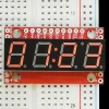 7Segment אדום, 4 ספרות, 10 מ"מ, ממשק טורי