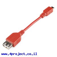 כבל USB OTG MicroA to FemaleA