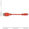 כבל USB OTG MicroA to FemaleA