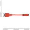 כבל USB OTG MicroA to FemaleA