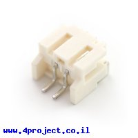 מחבר JST-PH 2 Pin בזווית - SMD