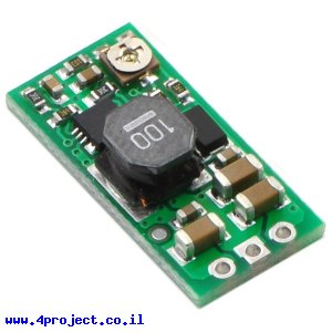 מודול ממיר מתח (מעלה) מתכוונן (4-25V) עד 2A