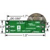 מודול ממיר מתח (מוריד) 5V/3.3V/7A - דגם D15V70F5S3