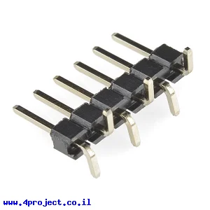 מחבר שורה זכר - 1x6 - להלחמת SMD