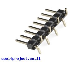 תמונה של מוצר מחבר שורה זכר - 1x8 - להלחמת SMD