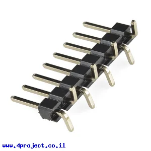 מחבר שורה זכר - 1x8 - להלחמת SMD