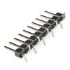 מחבר שורה זכר - 1x10 - להלחמת SMD