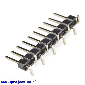 מחבר שורה זכר - 1x10 - להלחמת SMD