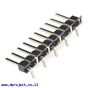 מחבר שורה זכר - 1x10 - להלחמת SMD