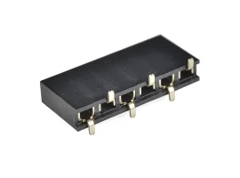 תמונה של מוצר מחבר שורה נקבה - 1x6 - להלחמת SMD
