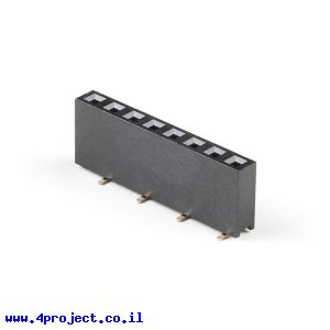 מחבר שורה נקבה - 1x8 - להלחמת SMD