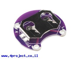 תמונה של מוצר בית סוללה - כפתור 20 מ"מ ל-LilyPad