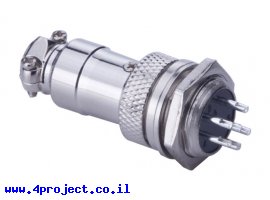 תמונה של מוצר מחבר GX16-6 (נייד + קבוע)