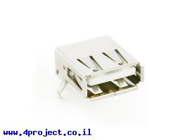תמונה של מוצר מחבר USB-A נקבה להלחמת SMD
